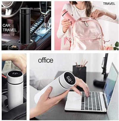 Led Life Bottle - Pet Plastic 700ml, Multicolor Led Base | Illuminated Bottle, Leak-proof Silicone Gasket, Customizable Logo
