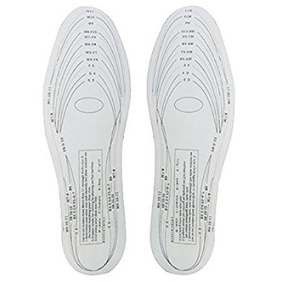 Memory Insoles - Memory Foam, Universal Trim-to-fit, Grey | Shock Absorption, Antimicrobial, Flexible, High Breathability