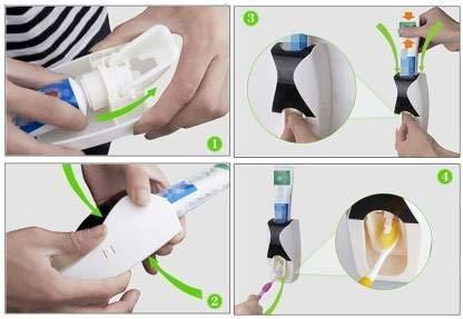 Soft Fiber Mop Cloth Toothpaste Dispenser