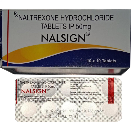 50 Mg Naltrexone Hydrochloride Tablets