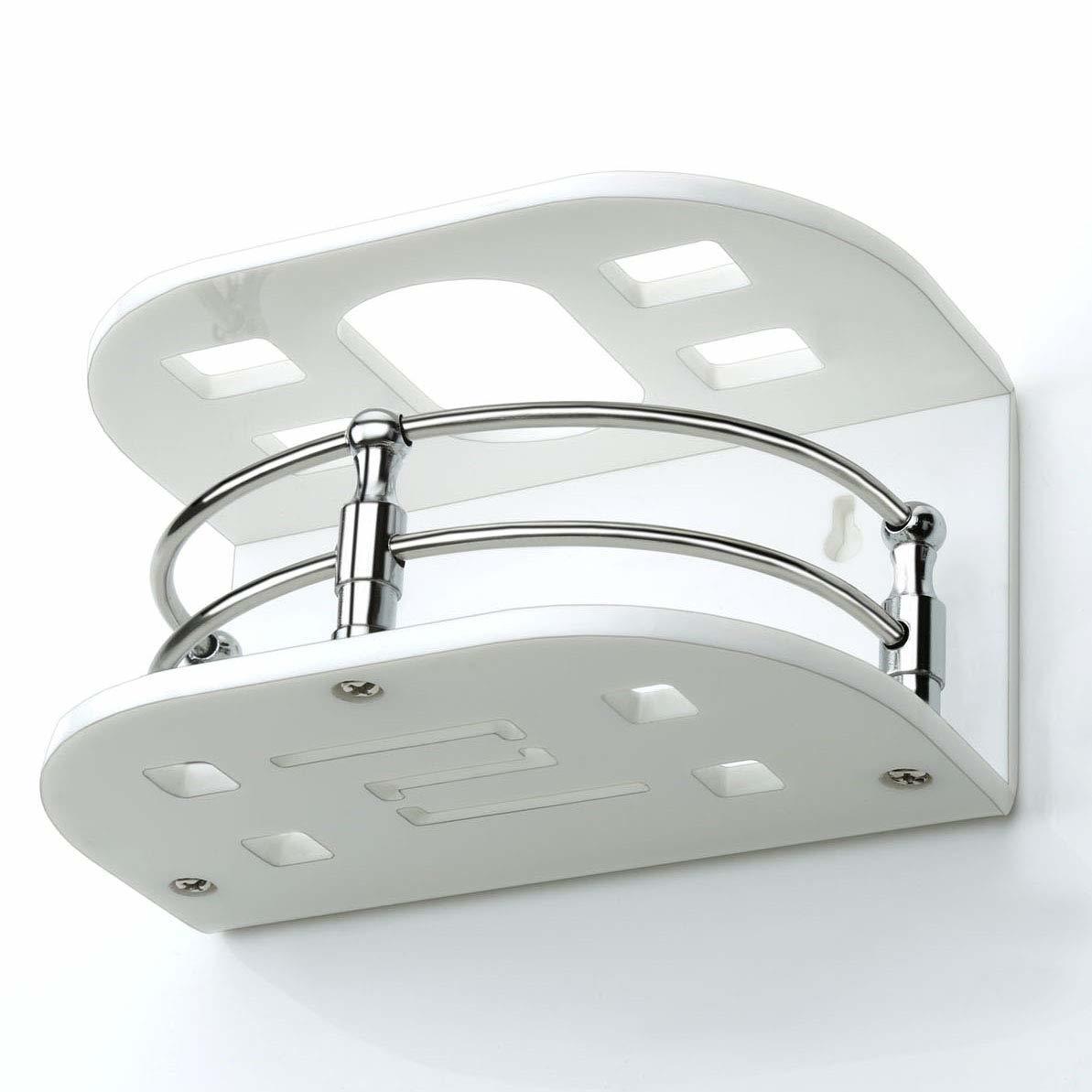 Toothpaste Holder Acrylic - 5mm Acrylic, 4x3x2 Inches, Transparent | Wall-mountable, Dishwasher Safe, Rust-proof, Eco-friendly