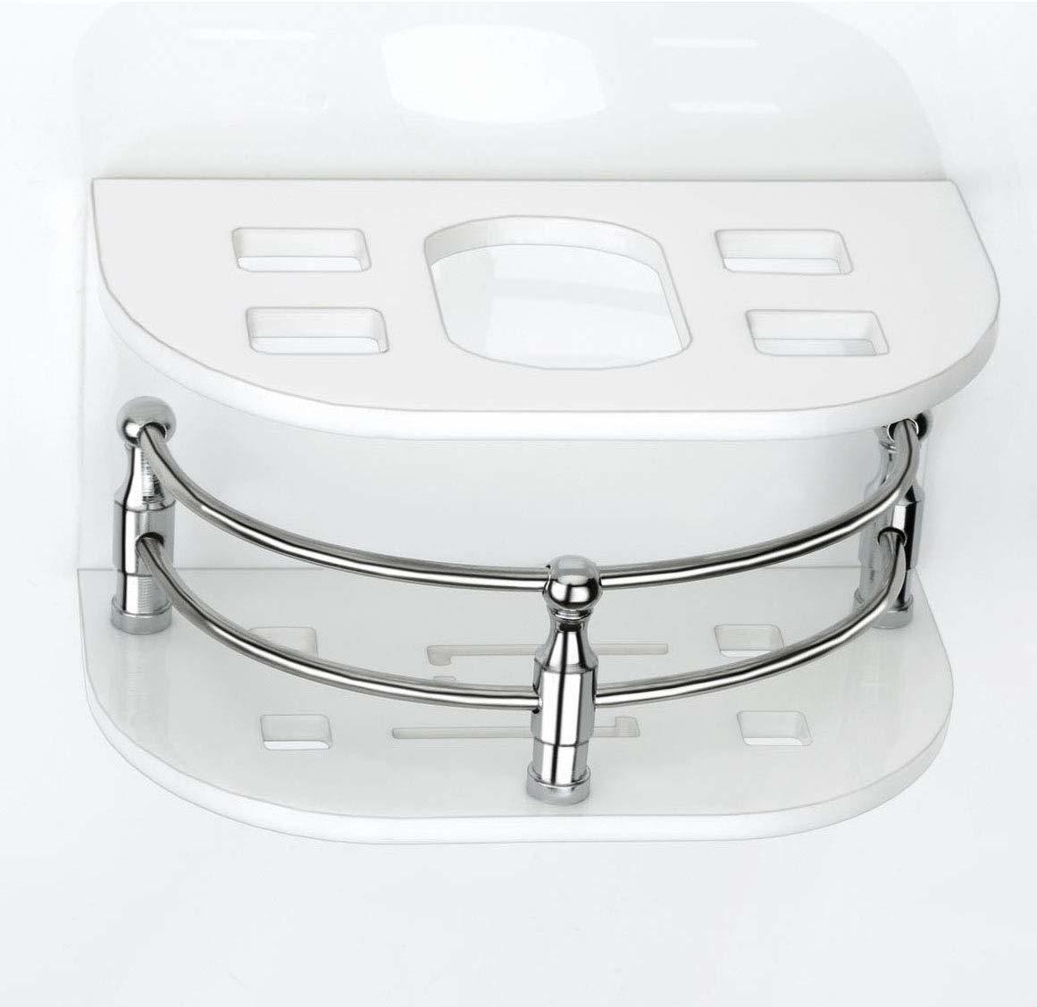Toothpaste Holder Acrylic - 5mm Acrylic, 4x3x2 Inches, Transparent | Wall-mountable, Dishwasher Safe, Rust-proof, Eco-friendly