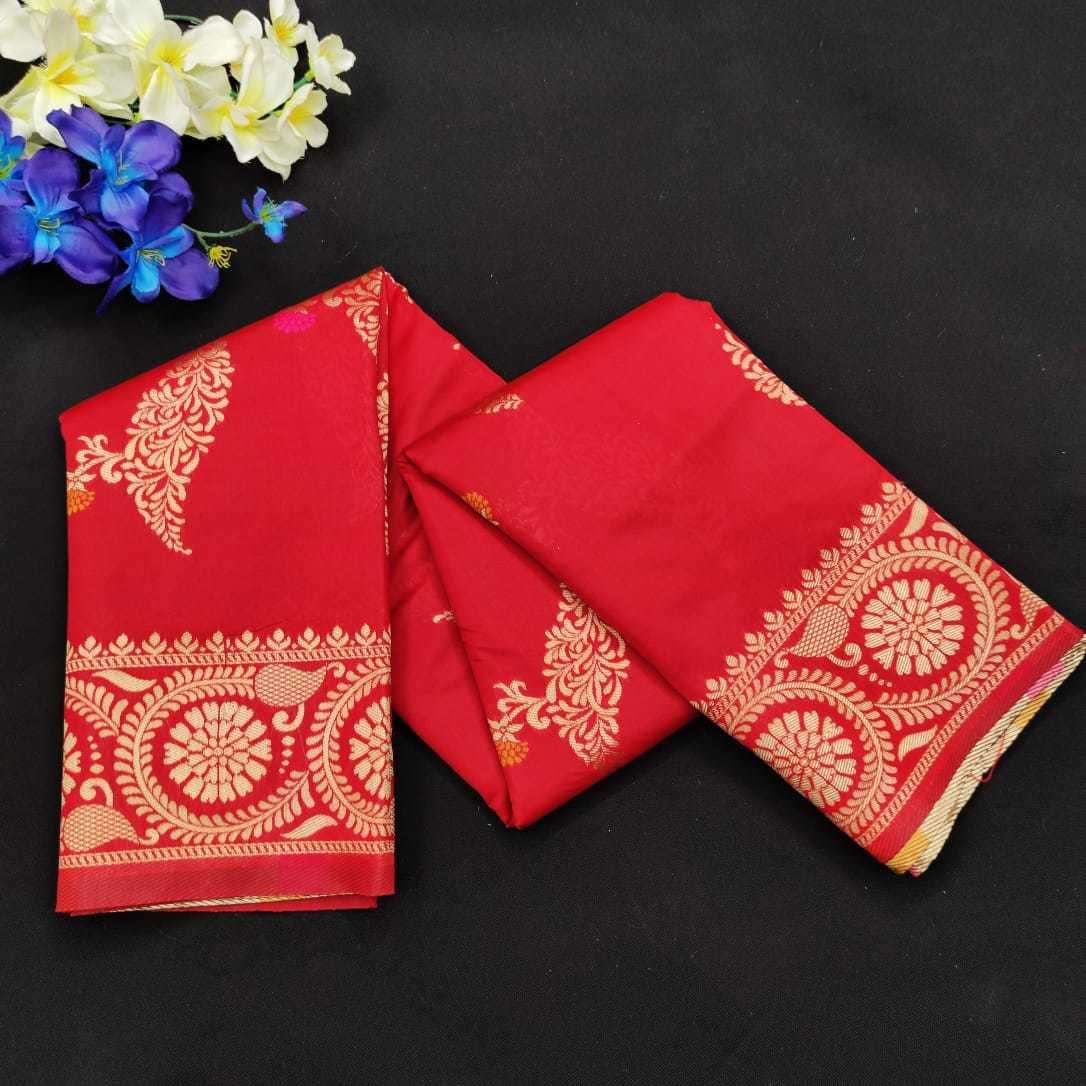 Ladies Modern Bridal Saree - Lichi Silk Fabric, 5.5 Meters Length, Multi Color, Jaquard Work | Traditional Style, Suitable For All Seasons