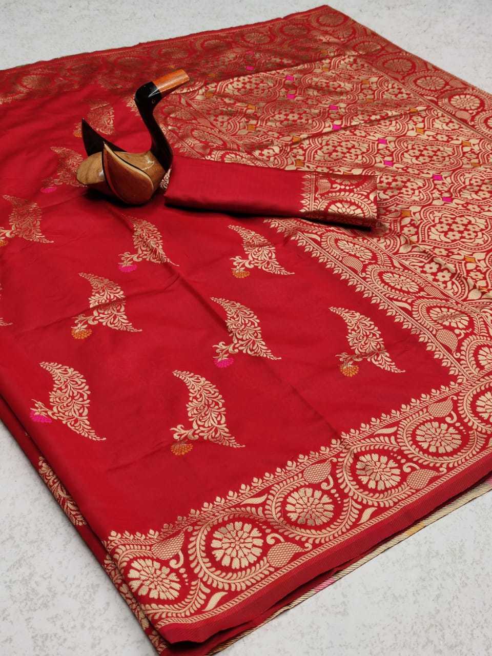 Ladies Modern Bridal Saree - Lichi Silk Fabric, 5.5 Meters Length, Multi Color, Jaquard Work | Traditional Style, Suitable For All Seasons