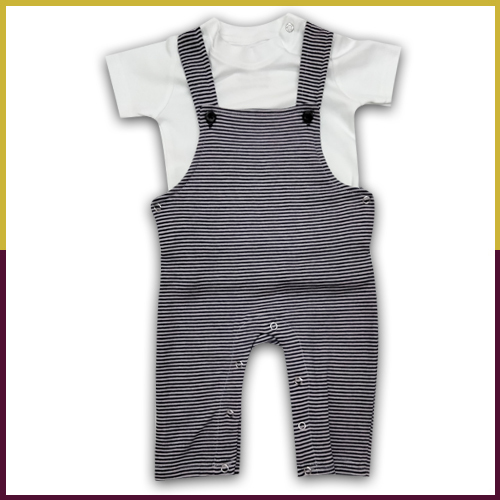 Sumix Skw 2025 Baby Boys Half Sleeve Dungarees Age Group: 6 - 24 Months