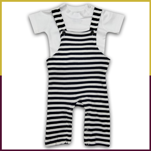 Sumix Skw 2025 Baby Boys Half Sleeve Dungarees Age Group: 6 - 24 Months