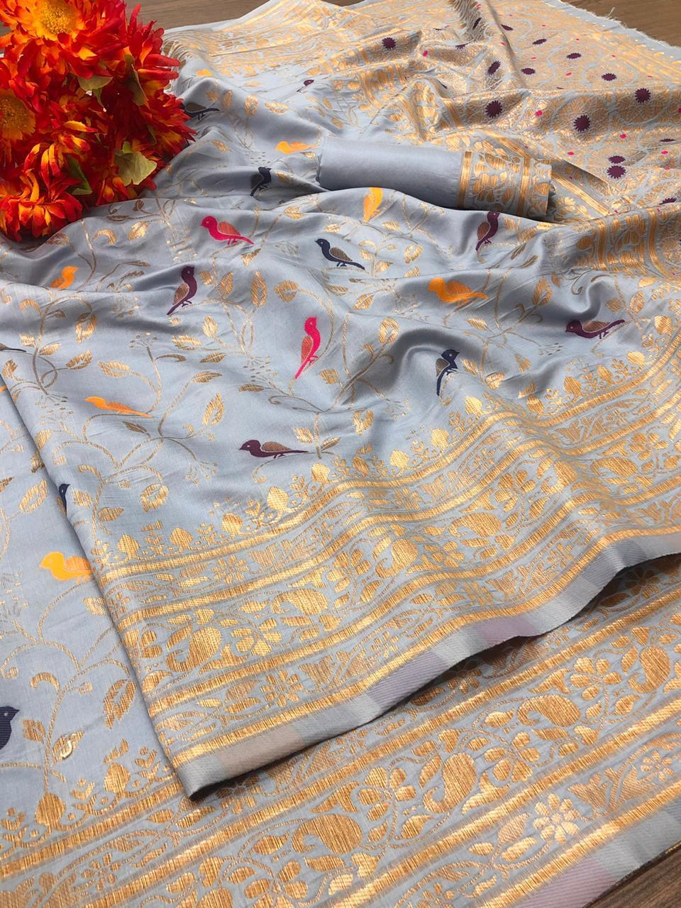 Multi Colour Ladies Fancy Saree