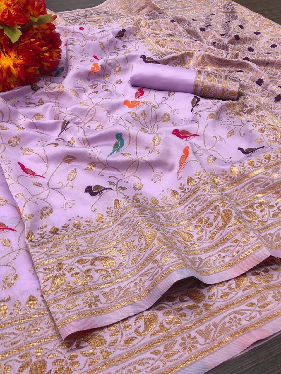 Multi Colour Ladies Fancy Saree