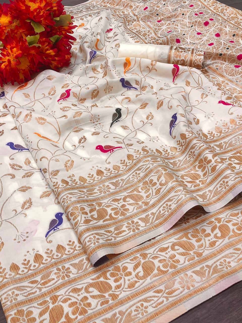 Multi Colour Ladies Fancy Saree