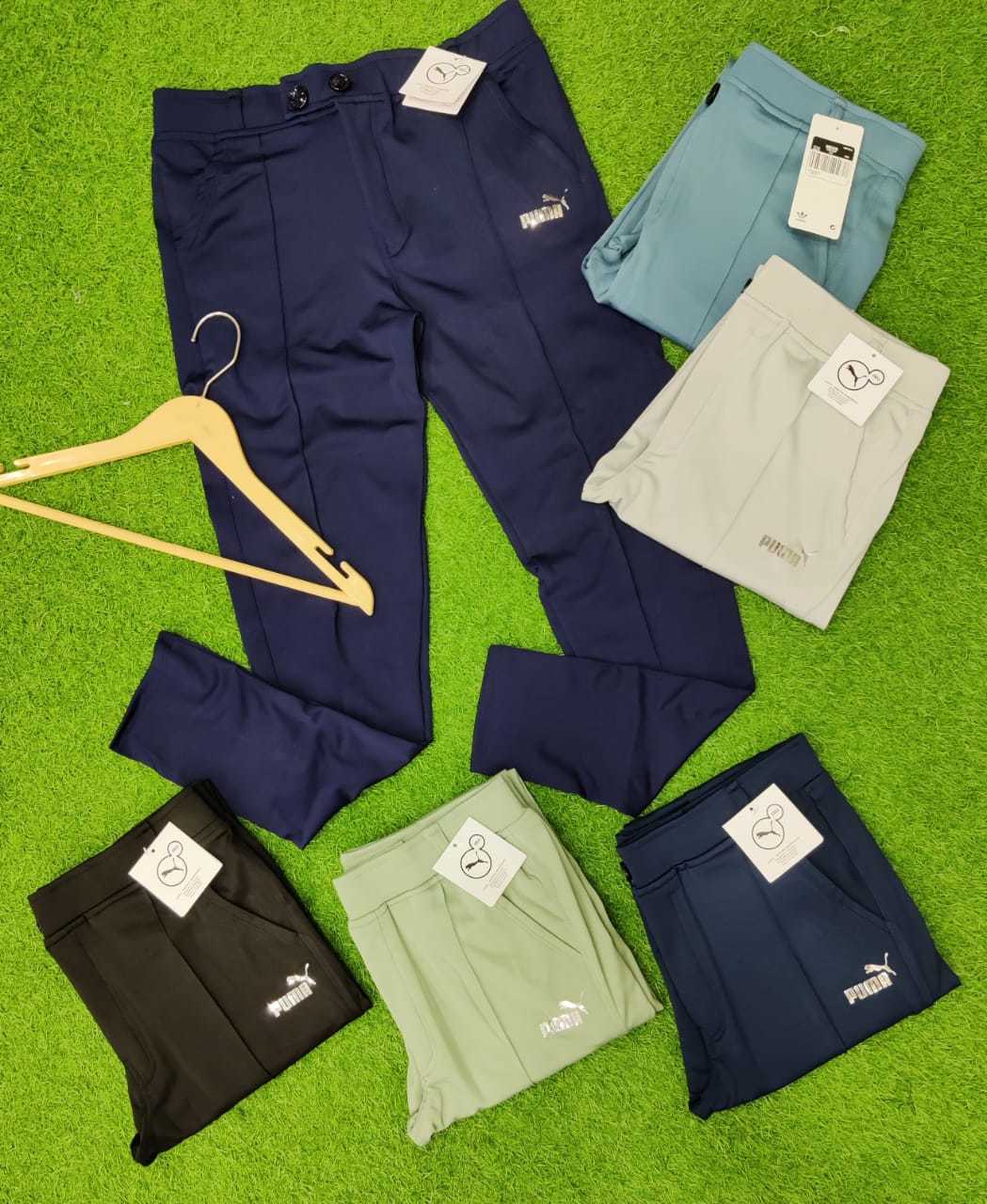 Track Pant - Lycra Stretchable Fabric Sizes L & Xl | Breathable Washable Stylish Double Button & Chain Style Patterns