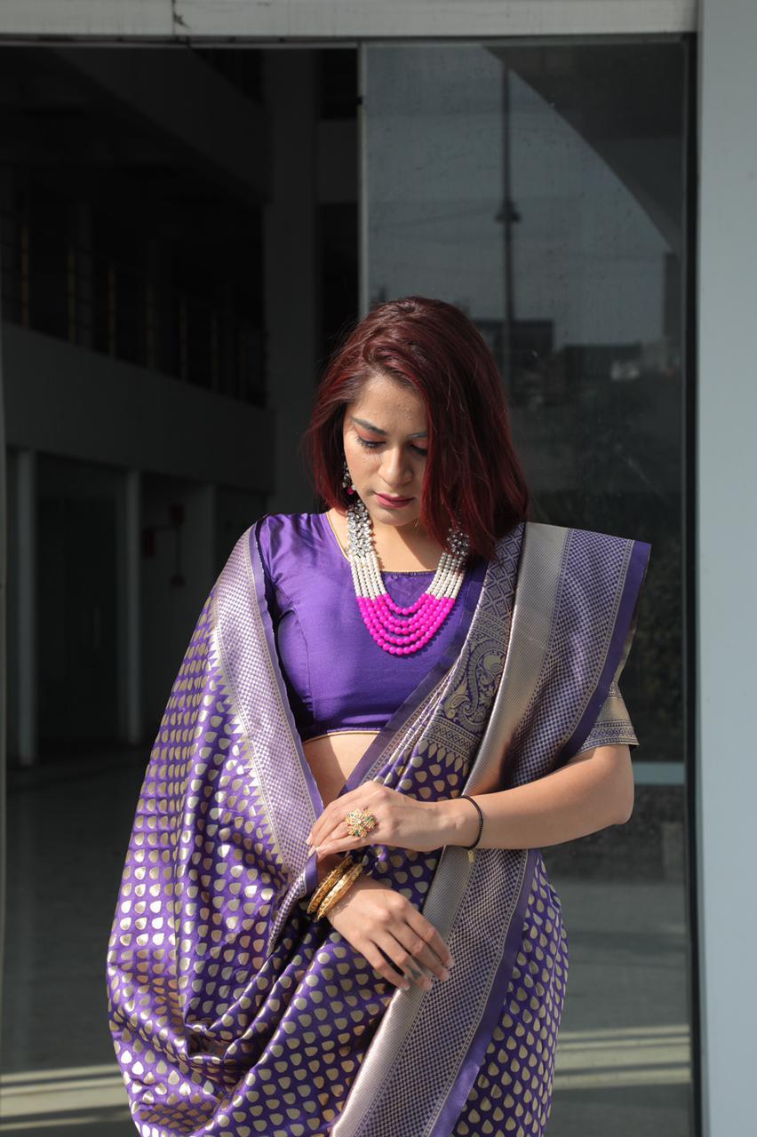 Multi Colour Ladies Fancy Silk Saree