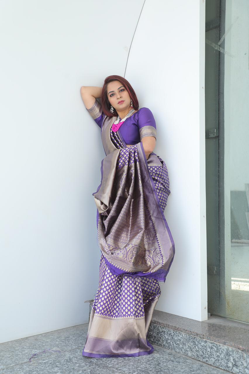 Multi Colour Ladies Fancy Silk Saree