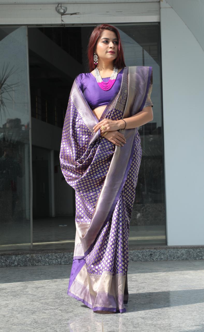 Multi Colour Ladies Fancy Silk Saree