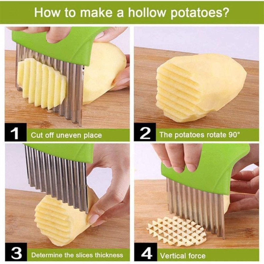 Wave Potato Cutter Slicer