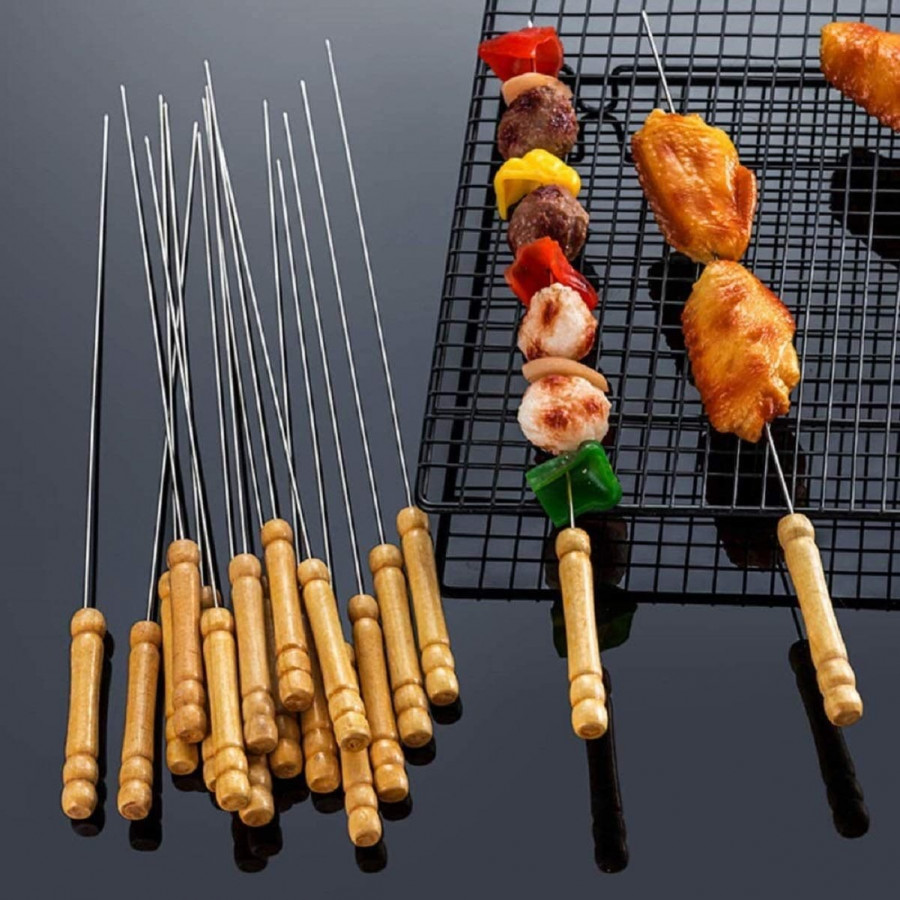 Bbq Barbeque Stick Pack Of 12