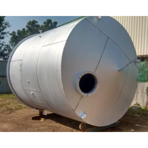 Aluminum Storage Tank - 80 KL Capacity, White Color | Corrosion Resistant, Ideal for Chemical Storage