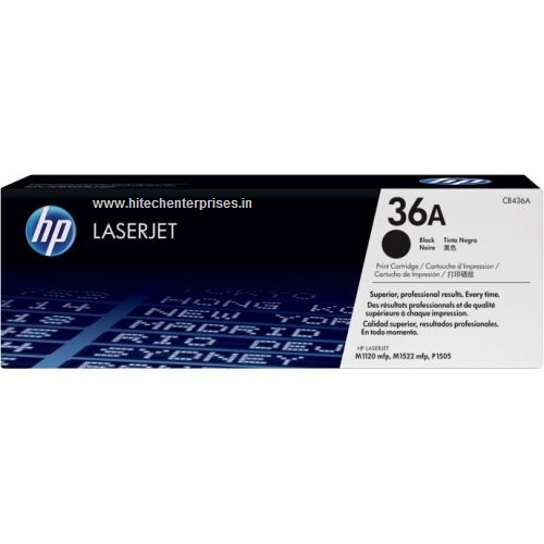 Hp 36a Cb436a ब्लैक ओरिजिनल टोनर कार्ट्रिज साइज: 37.5 X 11.3 X 12.5cm