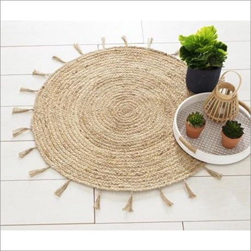 हस्तनिर्मित टेबल ब्रेडेड गलीचा