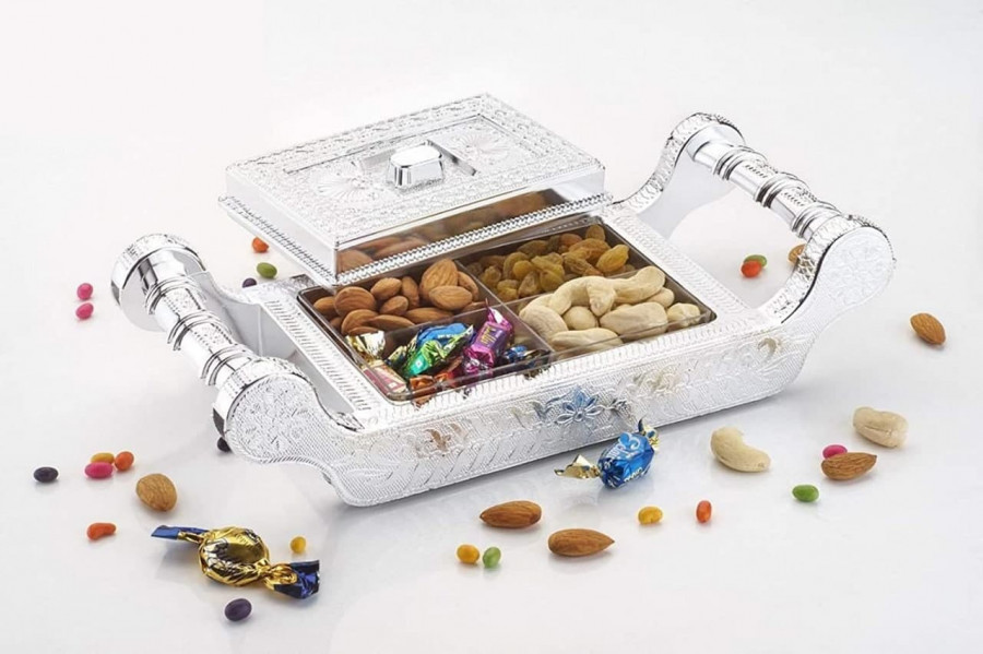 Mukhwas Box - Elegant Wooden Design , Ideal For Storing Premium Indian Mouth Fresheners