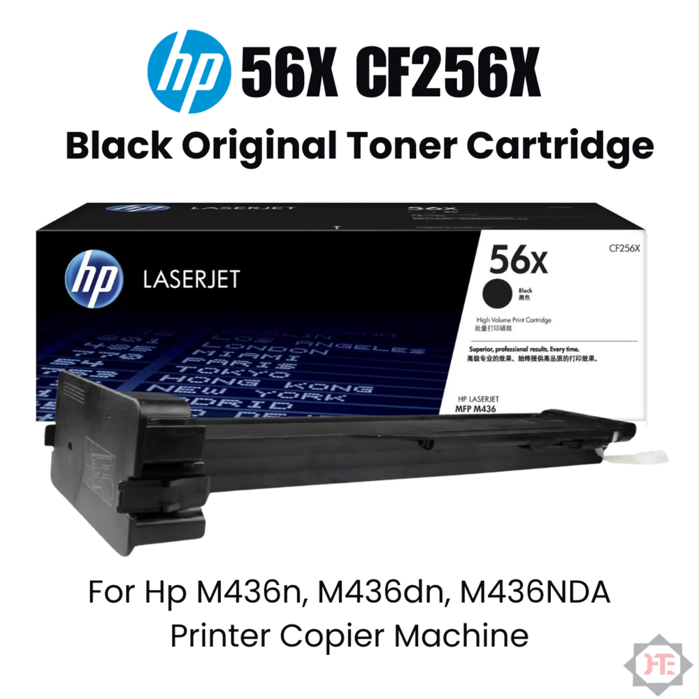 एचपी 56X Cf256X ब्लैक ओरिजिनल टोनर कार्ट्रिज साइज: 507 X 222 X 160 मिमी