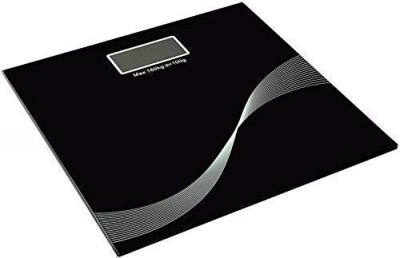 Black Bathroom Scale