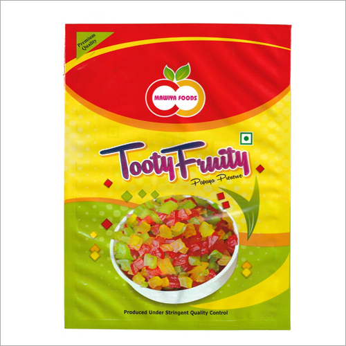 Papaya Tutti Frutti Cherry Fat Contains (%): Nil Percentage ( % )