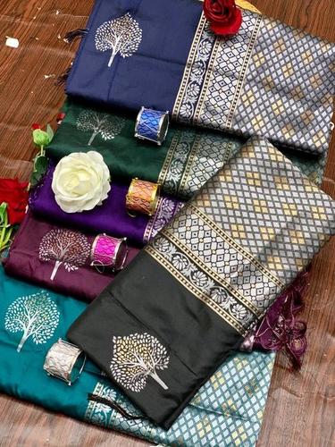 रेगुलर सॉफ्ट सिल्क साड़ी