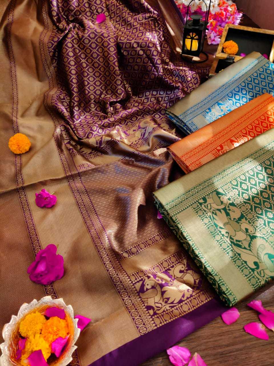 Multi Colour Ladies Printed Saree