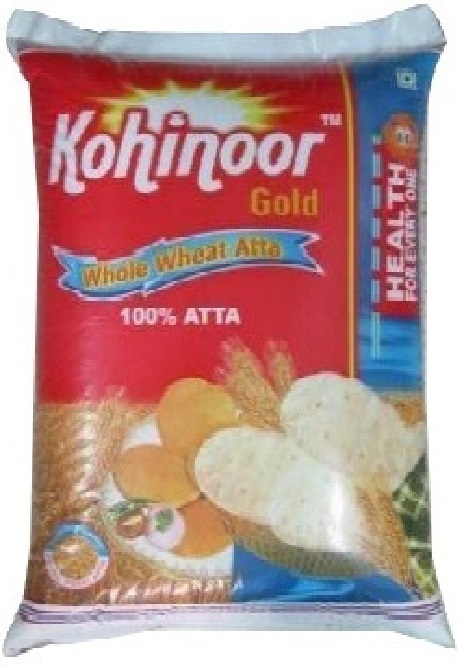 5 Kg Wheat Atta Pack Stand Up Pouch