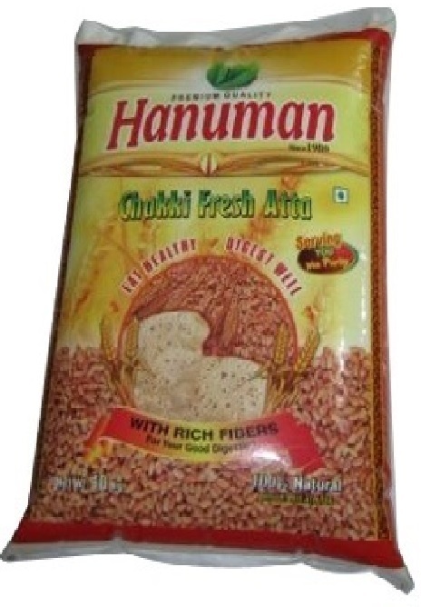 10 Kg Wheat Atta Pack Stand Up Pouch
