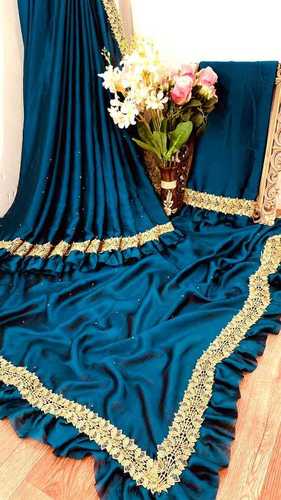 रेगुलर साटन सिल्क साड़ी