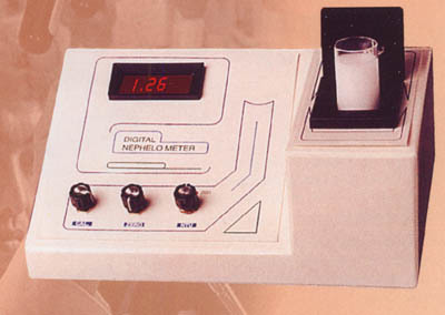 Digital Turbidity Meter - ABS Plastic, 150 x 120 x 100 mm | LCD Display, 0-1000 NTU Measurement Range, ±2% Accuracy