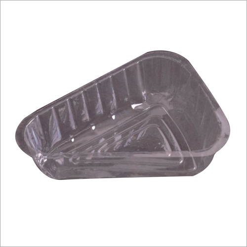 Clear Triangle Pastry Tray