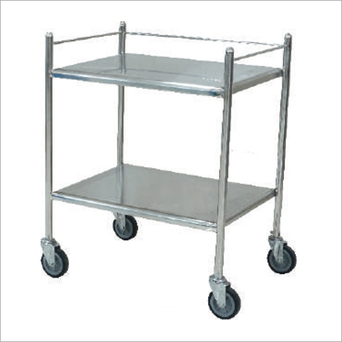Kw 419 (Ss) - Instrument Trolley (202 G) 18*24 - Feature: Durable