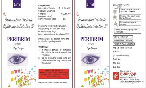 Brimonidine Tartrate Ophthalmic Solution Ip