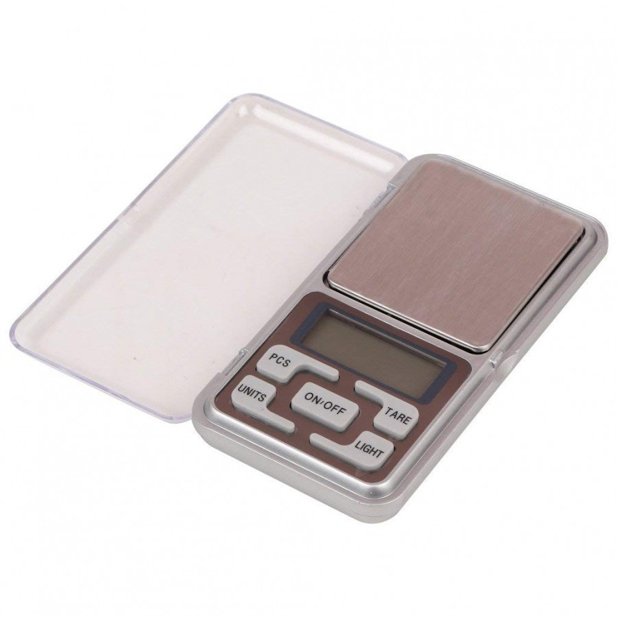 Pocket Scale - Stainless Steel, Pocket-sized, 200 Gm Capacity, 0.1 Gm Readability | Backlit Lcd Display, Heavy Duty, Crack Resistant