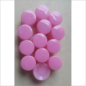 Plastic Pink Flip Top Cap - PP Material, 25mm Diameter, Round Shape | Designed for Sanitizer, Embossed Logo, Recyclable with Fine Neck Finish