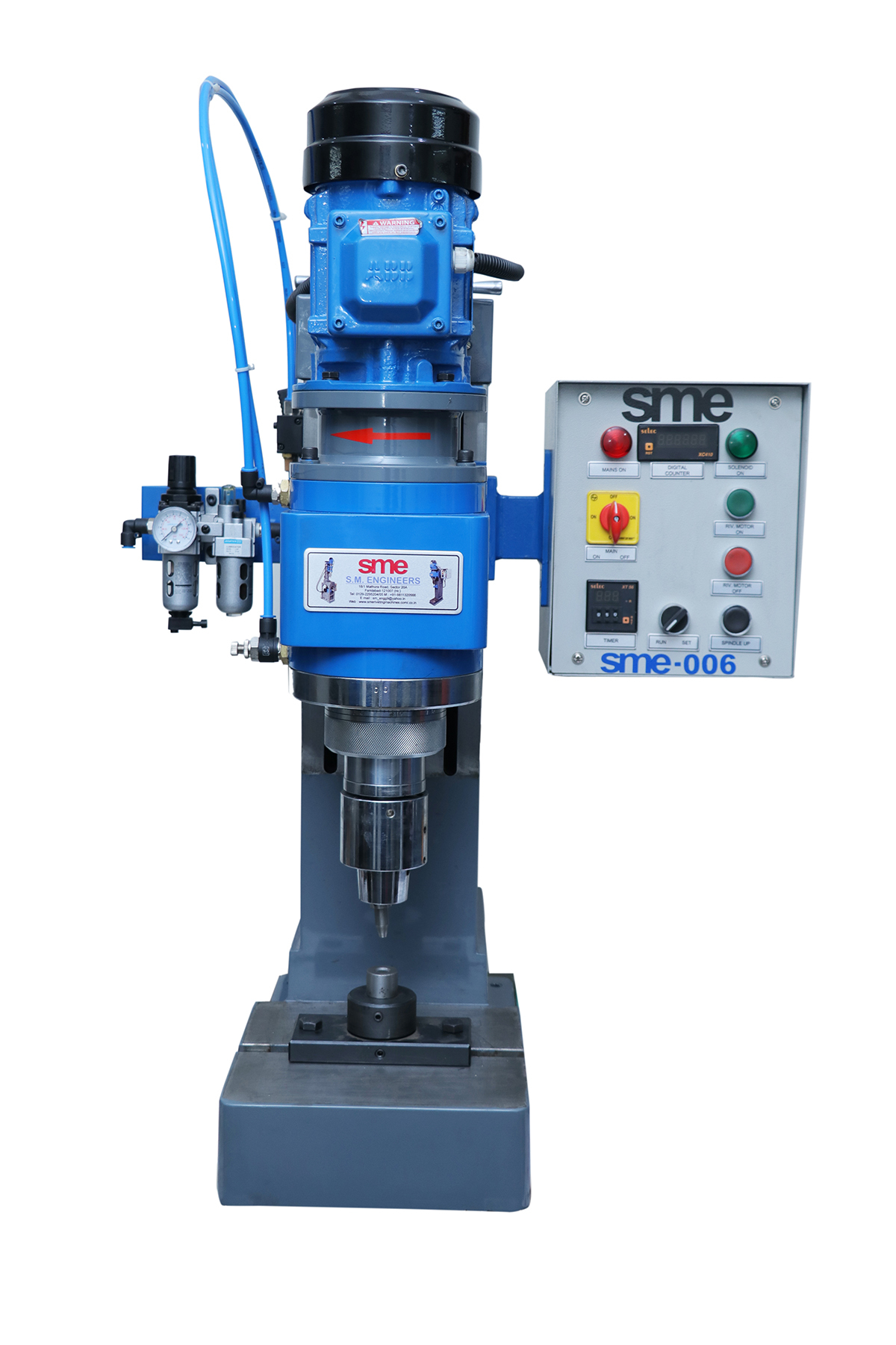 Automatic Riveting Machine - Color: Blue