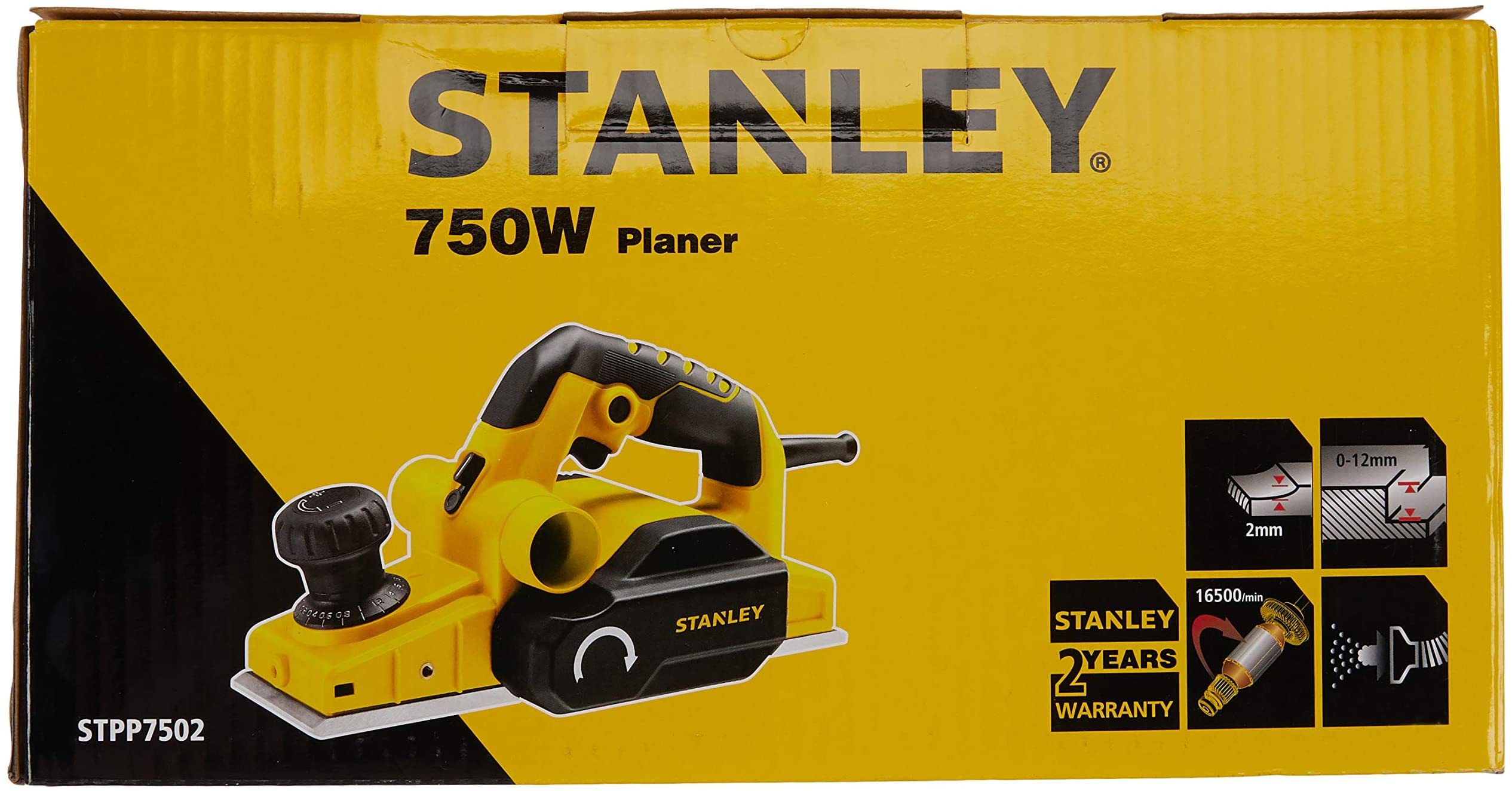 Yellow Stpp7502 Stanley Planer