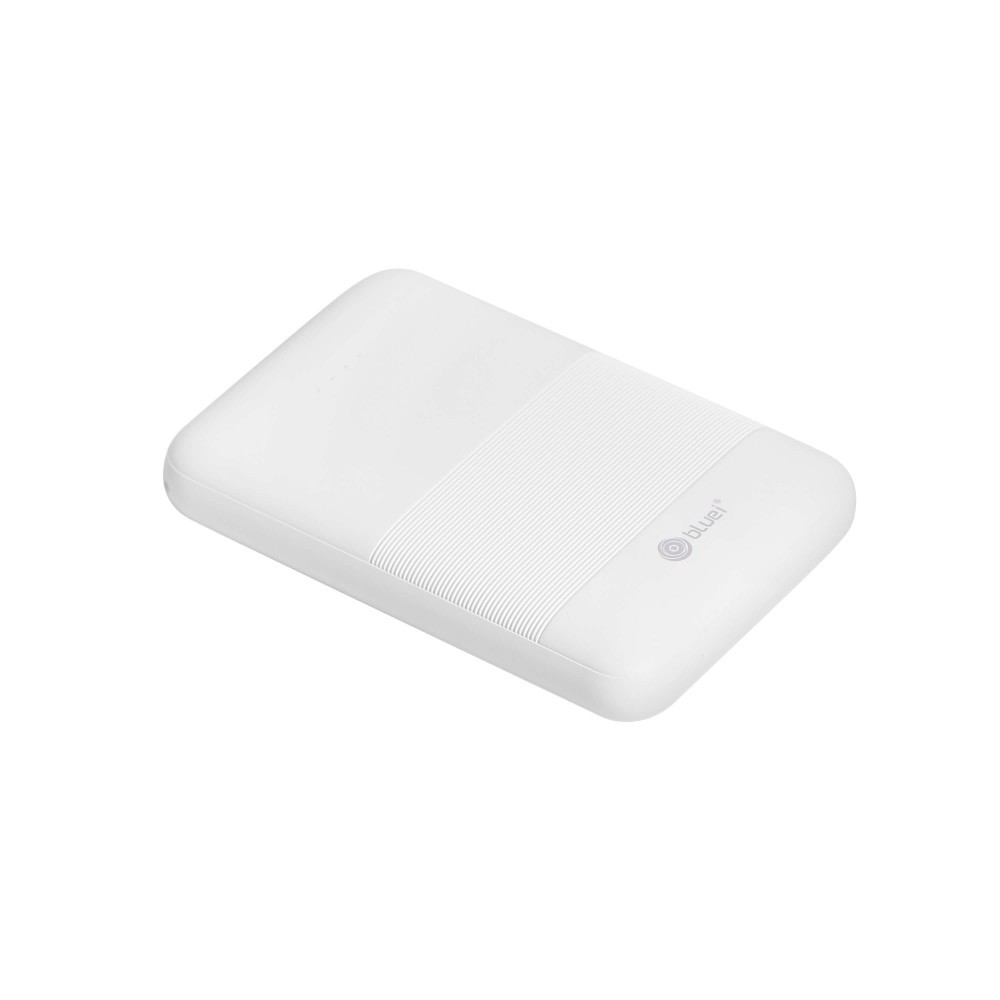Bluei Ts-05-crisp 5000 Mah Power Bank - Li-polymer Battery Lightweight Compact Design Dual Output Ports Led Status Indicators 1 Year Warranty