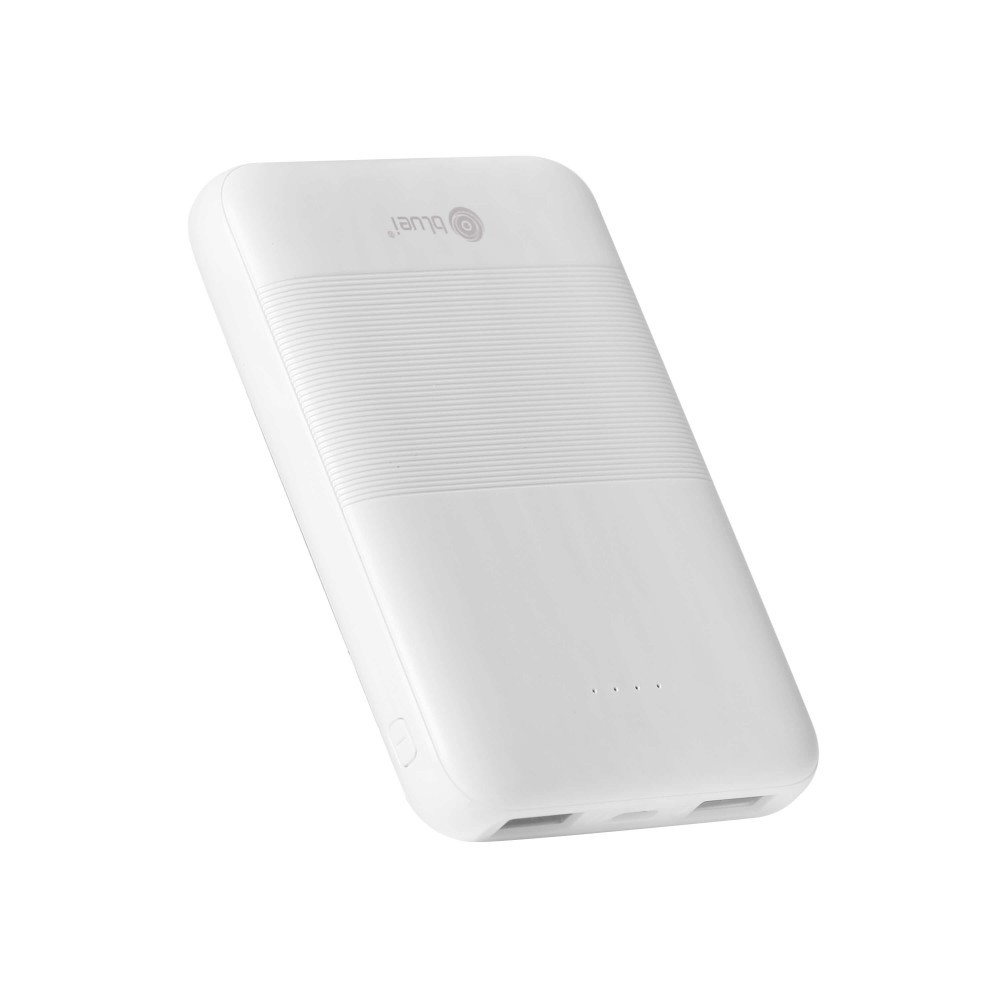 Bluei Ts-05-crisp 5000 Mah Power Bank - Li-polymer Battery Lightweight Compact Design Dual Output Ports Led Status Indicators 1 Year Warranty
