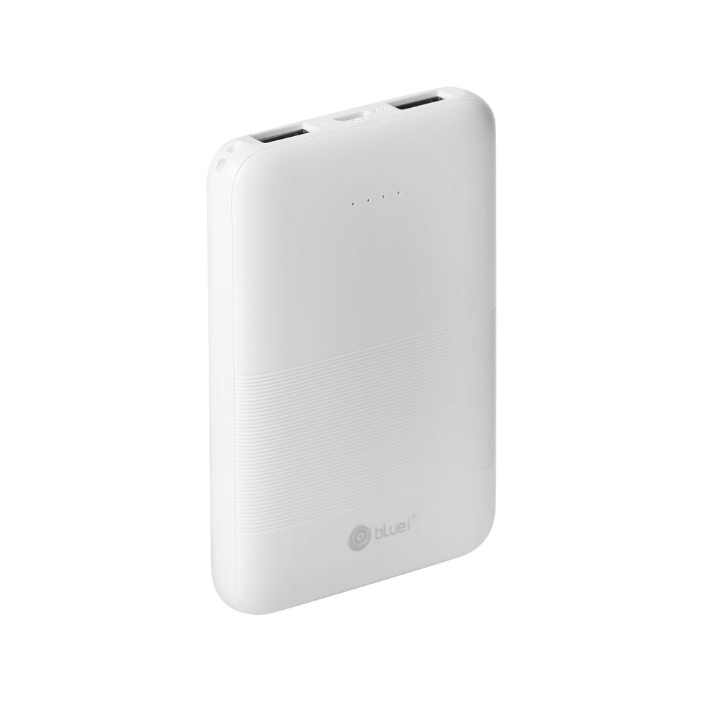 Bluei Ts-05-crisp 5000 Mah Power Bank - Li-polymer Battery Lightweight Compact Design Dual Output Ports Led Status Indicators 1 Year Warranty
