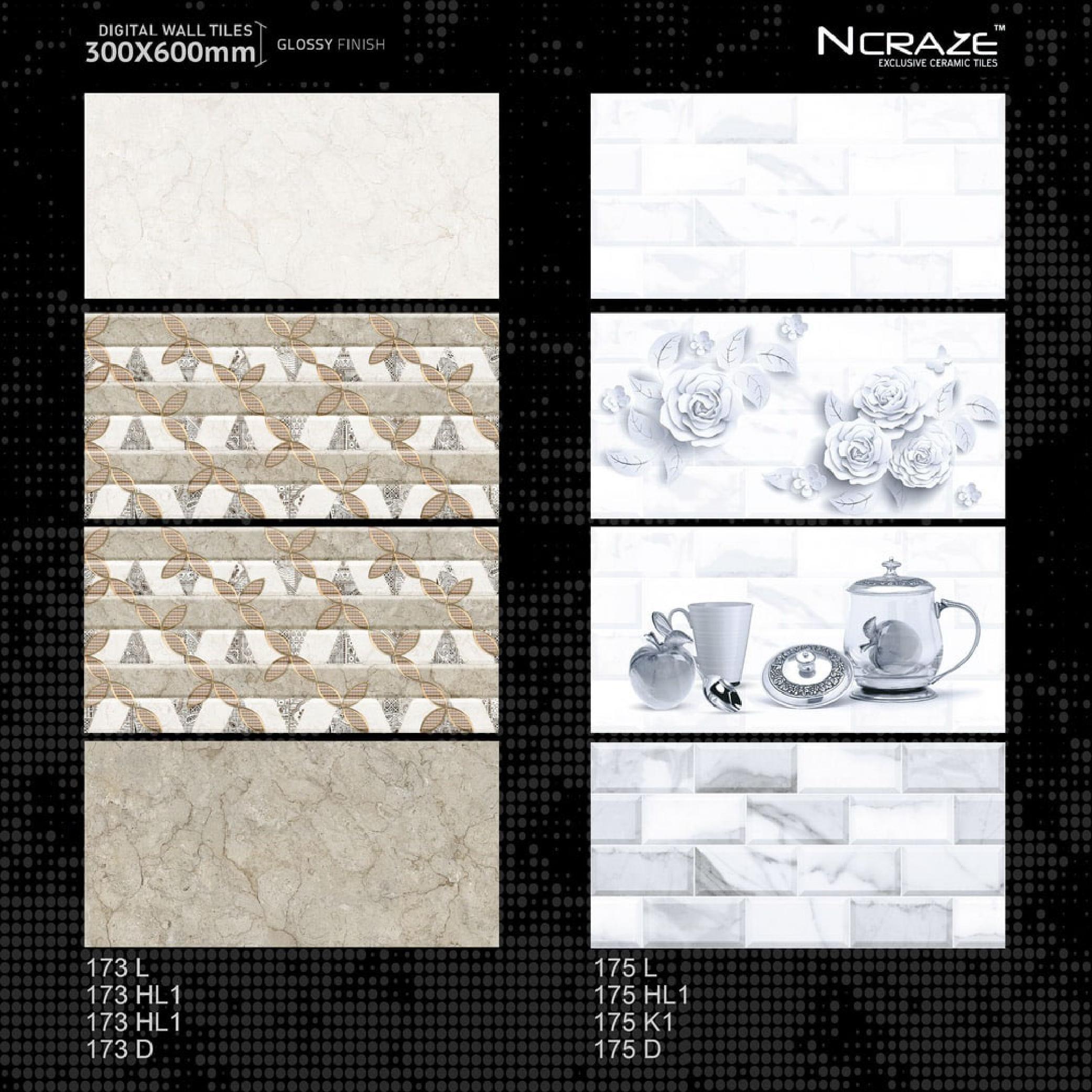 Any Color Digital Printing With Glossy Finish Ceramic Wall Tiles