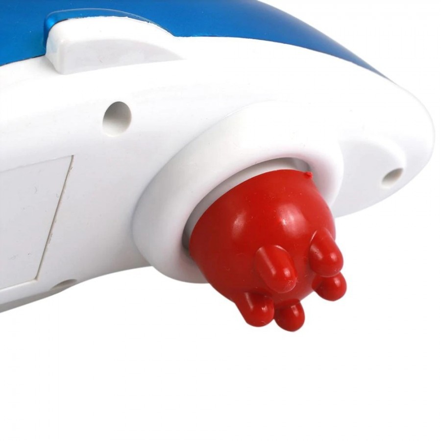 Dolphin Massager - Abs Plastic, 250 X 100 Mm, Red | Handheld, Usb Powered, 3 Massage Modes, Ergonomic Design For Back, Neck & Shoulder Relaxation