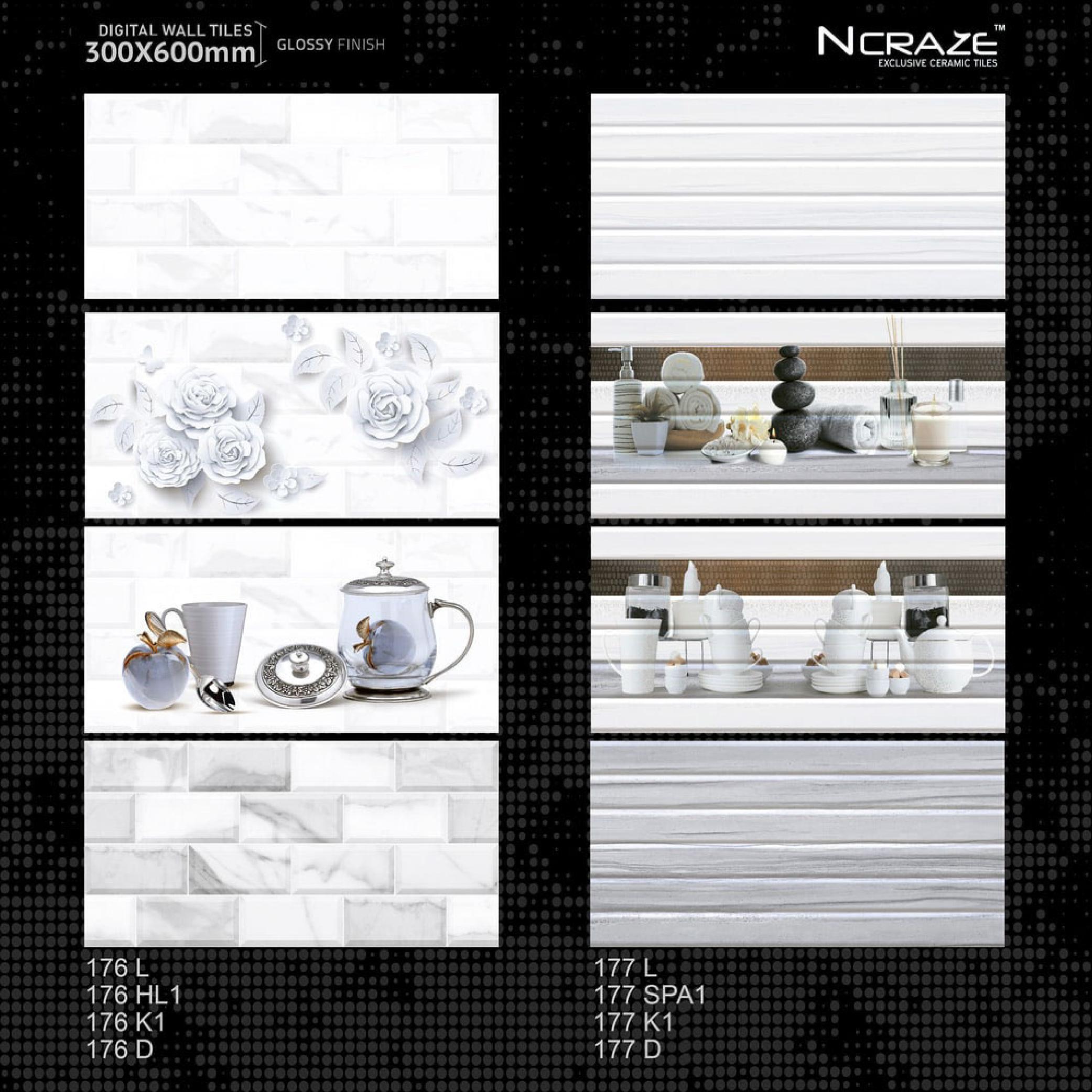 Any Color Living Room Glazed Ceramic Wall Tiles