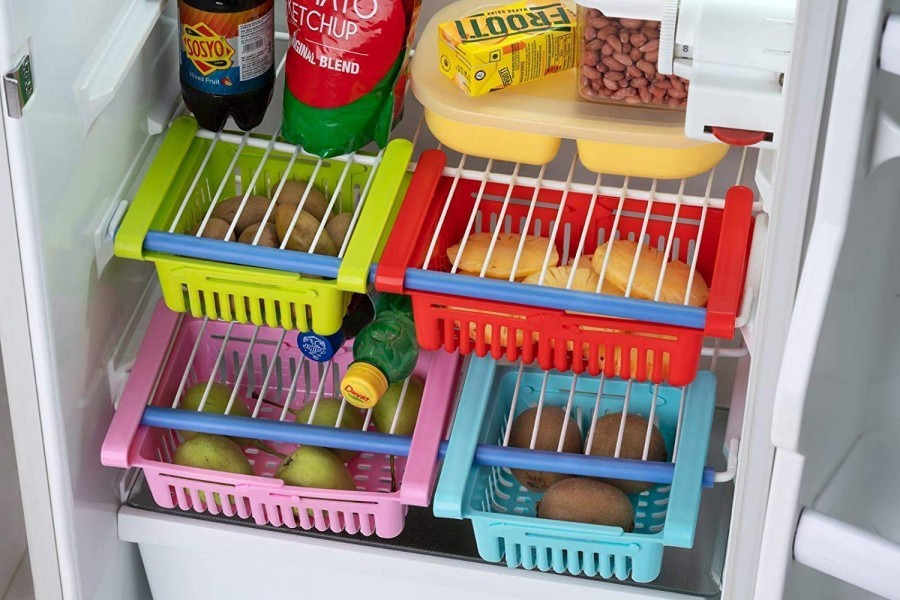 Refrigerator Sliding Bucket (Set Of 4)