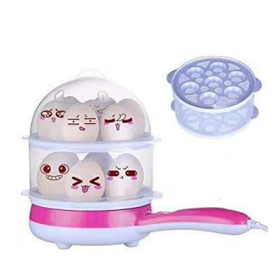 Double Layer With Handle Egg Boiler