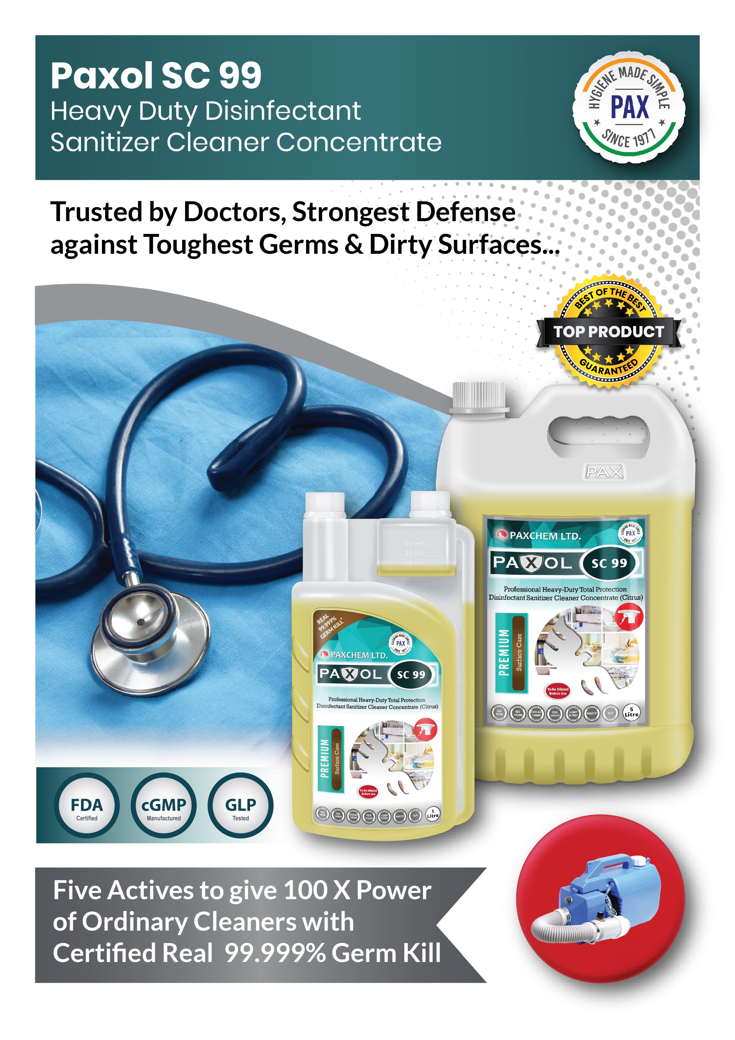 Heavy-duty Multi-surface Surface Disinfectant Cleaner
