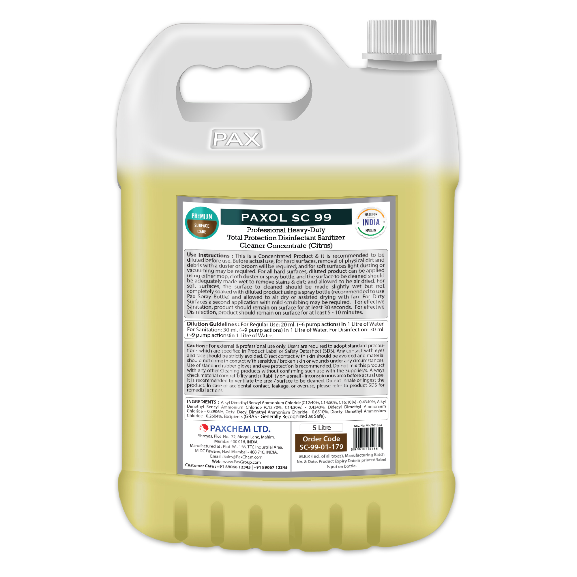 Heavy-duty Multi-surface Surface Disinfectant Cleaner