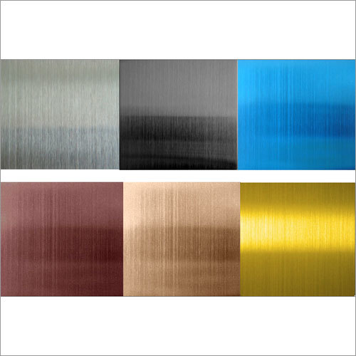 Stainless Steel Designer Sheet - Color: Multicolor